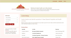 Desktop Screenshot of jobs.asms.org.nz